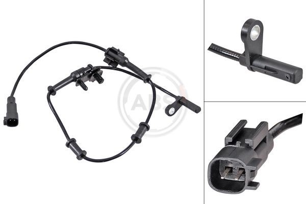 A.B.S. Sensor, rotações da roda 31819 A.B.S. 31819 Sensor, rotações da roda