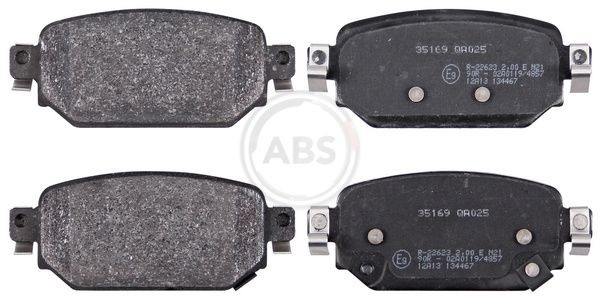 A.B.S. Bremseklosser 35169 A.B.S. 35169 Bremseklosser MAZDA 3 Hatchback (BM, BN) 1.5 100 hk 2013