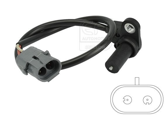 EFI AUTOMOTIVE Impulsgiver, veivaksel 303171 303171 Veivakselsensor EFI AUTOMOTIVE RENAULT CAPTUR