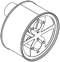 DINEX Uitlaat middendemper 983479 983479 DINEX Middendemper Porsche goedkoop