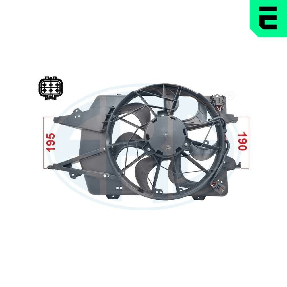 Koelventilator ERA 352082 ERA 352082 Ventilator Ford FOCUS 2024