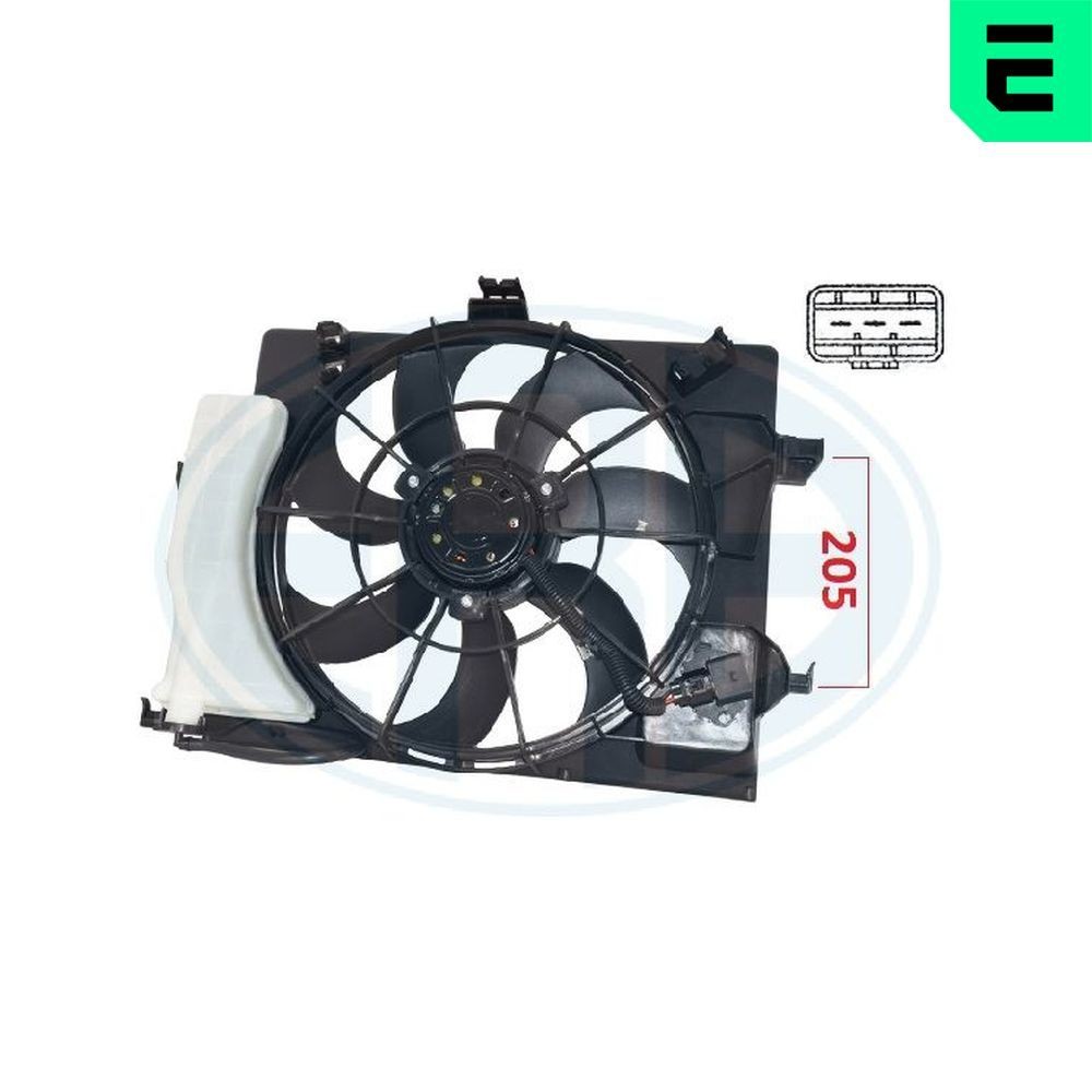 ERA Motoventilateur 352101 ERA 352101 Ventilateur de refroidissement moteur K2700 Camion à Plateau/Châssis (SD) prix