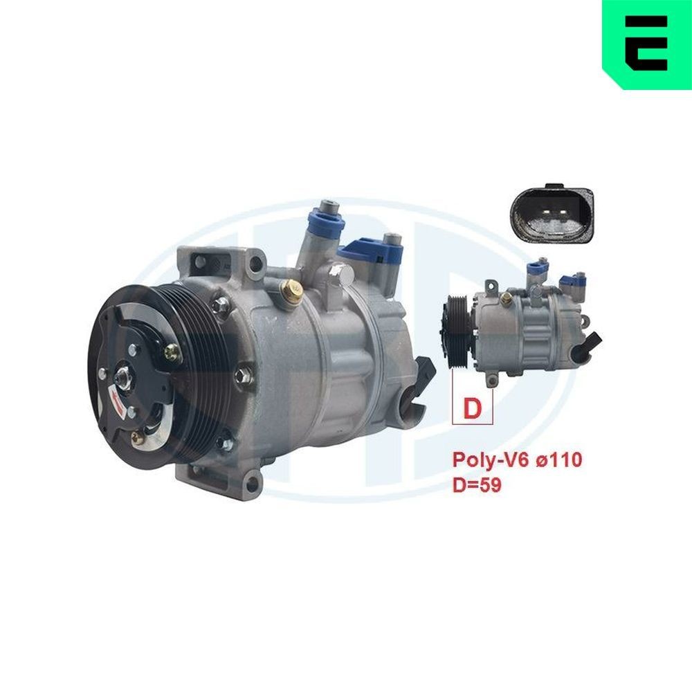 ERA Compressore aria condizionata 670001 Compressore aria condizionata ERA 670001 Climatizzatore SEAT Ibiza KJ1 costo