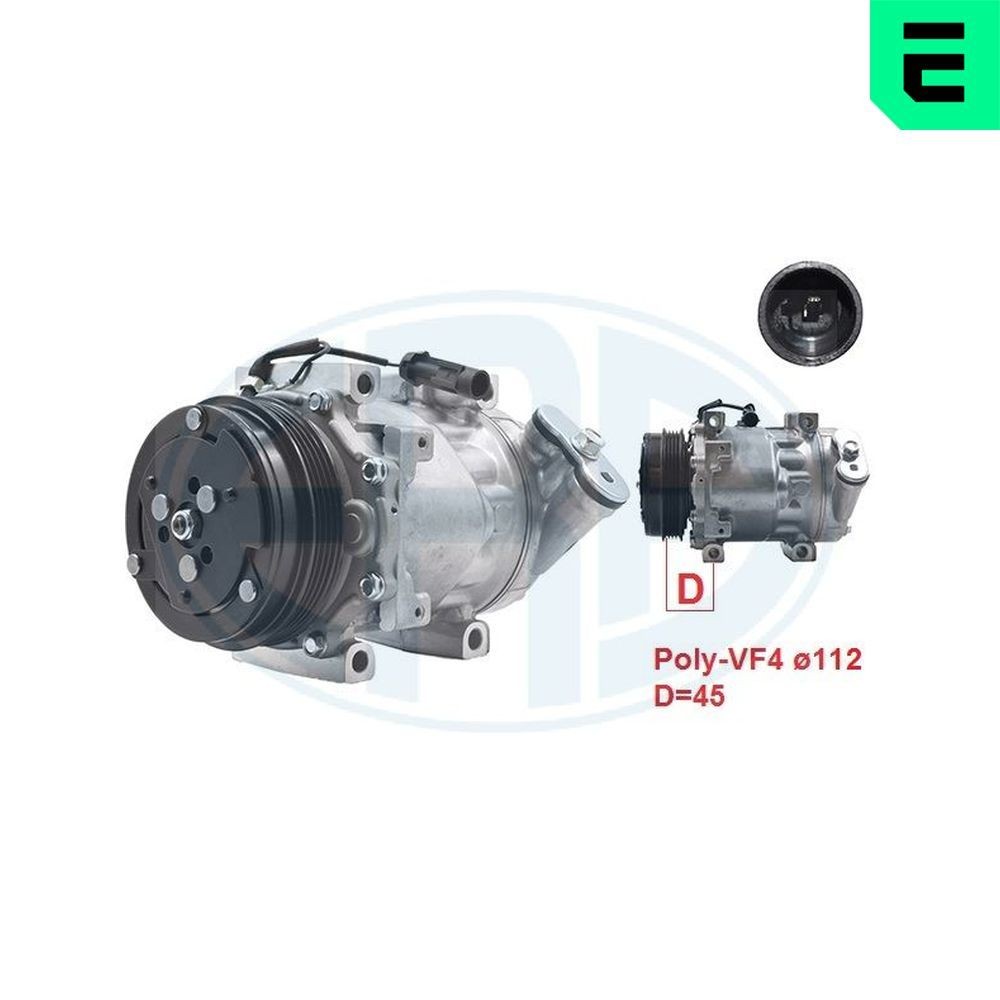 ERA Klimakompressor 670033 ERA 670033 Fiat Ducato 244 Van AC kompressor pris