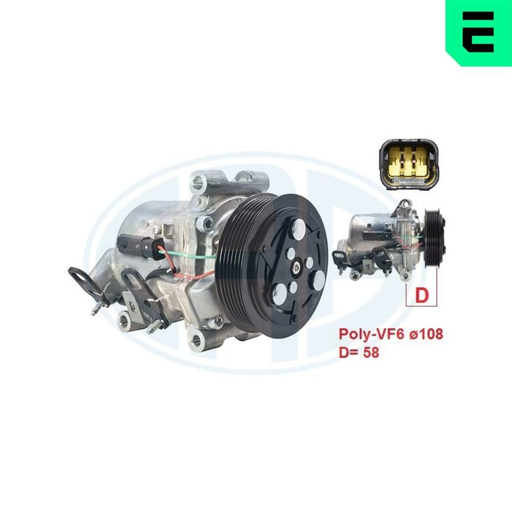 ERA AC-kompressor 670108 ERA 670108 Klimakompressor Citroen C3 SX billige