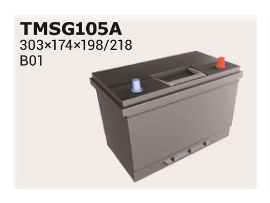 IPSA Batteri TMSG105A TMSG105A IPSA bilbatterier FIAT CROMA