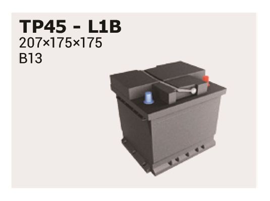 IPSA Starterbatteri TP45 TP45 Startbatteri FORD GRANADA IPSA