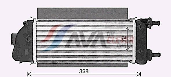 AVA COOLING SYSTEMS Chladič plniaceho vzduchu FT4467 Chladič plniaceho vzduchu AVA COOLING SYSTEMS Fiat DUCATO FT4467