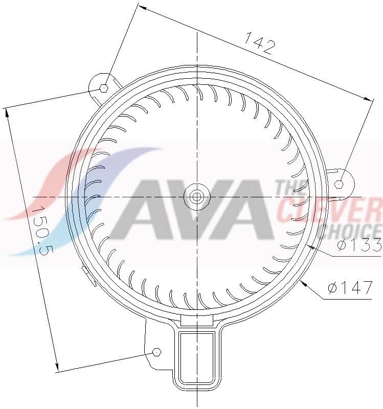 AVA COOLING SYSTEMS Lüfterkupplung SCC038 SCC038 AVA COOLING SYSTEMS Lüfterkupplung Tabelle