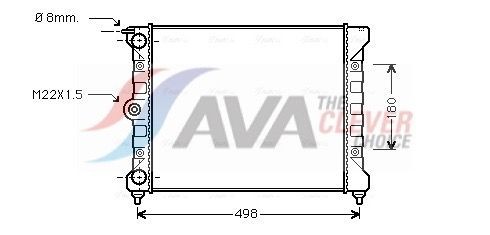 AVA COOLING SYSTEMS Frizione ventola SCC043 SCC043 AVA COOLING SYSTEMS Frizione ventola ALFA ROMEO prezzo