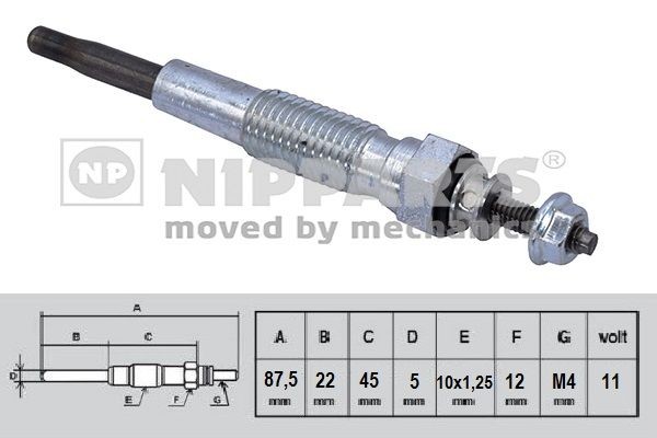 NIPPARTS Προθερμαντήρας N5713018 Προθερμαντήρας NIPPARTS JIMNY N5713018 φθηνά