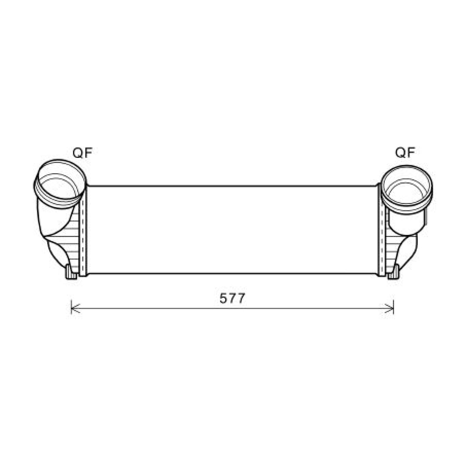 DIEDERICHS Intercooler DCA1145 DIEDERICHS DCA1145 Intercooler BMW X6 (F16, F86) sDrive 35 i 306 hk 2017