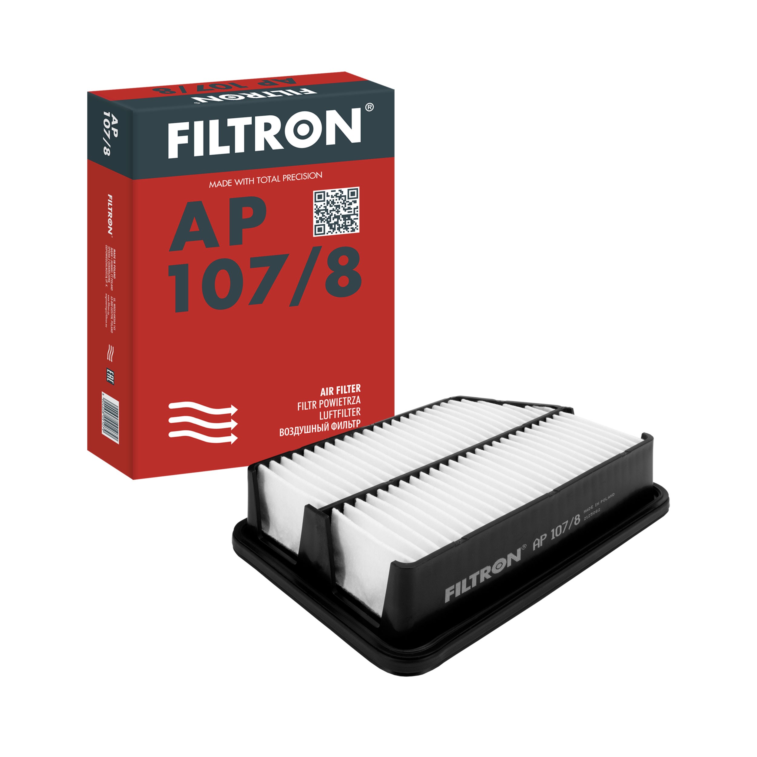 FILTRON Air filter AP 107/8 Kia OPTIMA FILTRON air filter AP1078