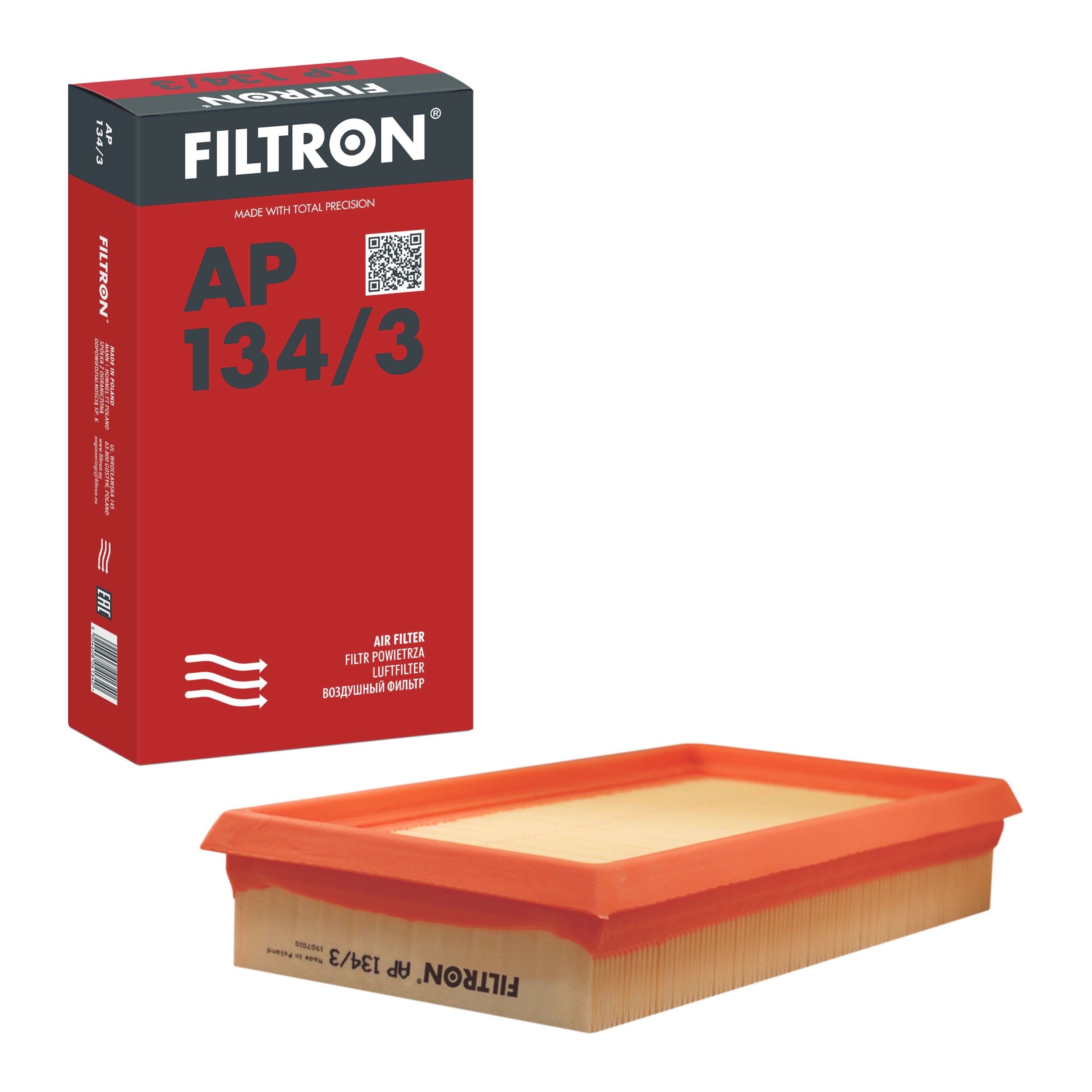 Gaisa filtrs FILTRON AP 134/3 FILTRON AP 134/3 Gaisa filtrs RENAULT CLIO 2004