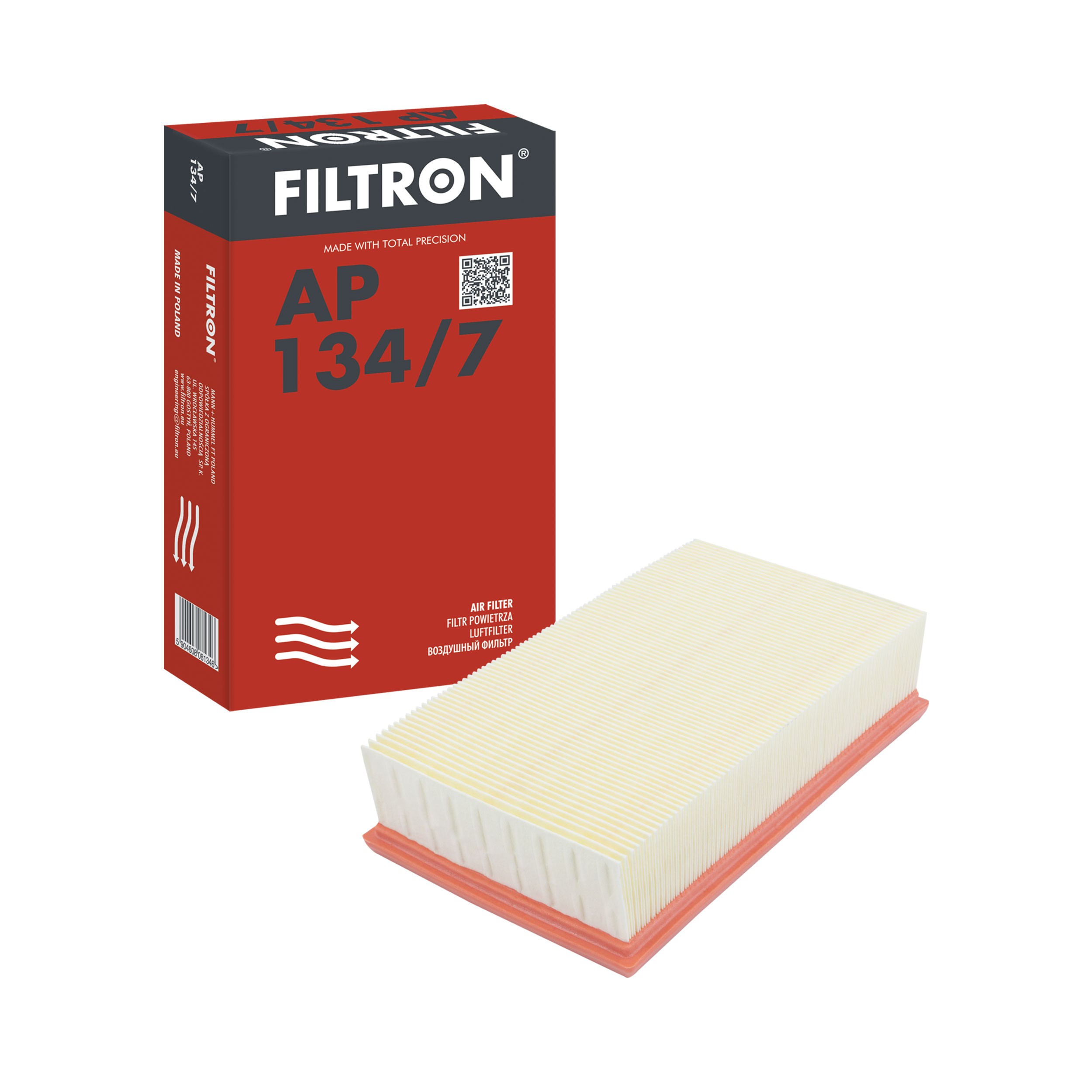 FILTRON Φίλτρο αέρα AP 134/7 AP 134/7 Φίλτρο αέρα NISSAN NOTE FILTRON
