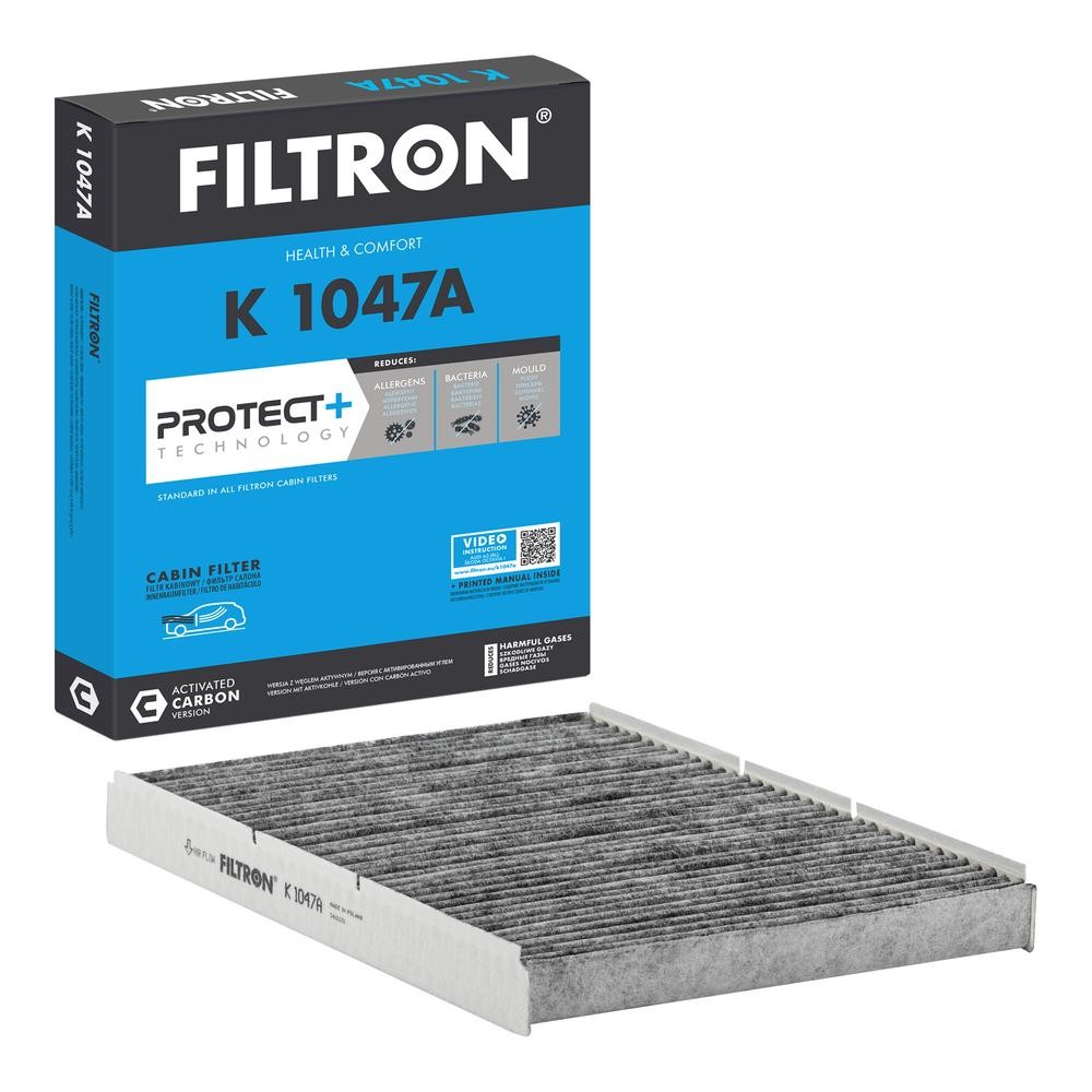 FILTRON Φίλτρο, αέρας εσωτερικού χώρου K 1047A Φίλτρο αέρα εσωτερικού χώρου FILTRON Skoda OCTAVIA K 1047A