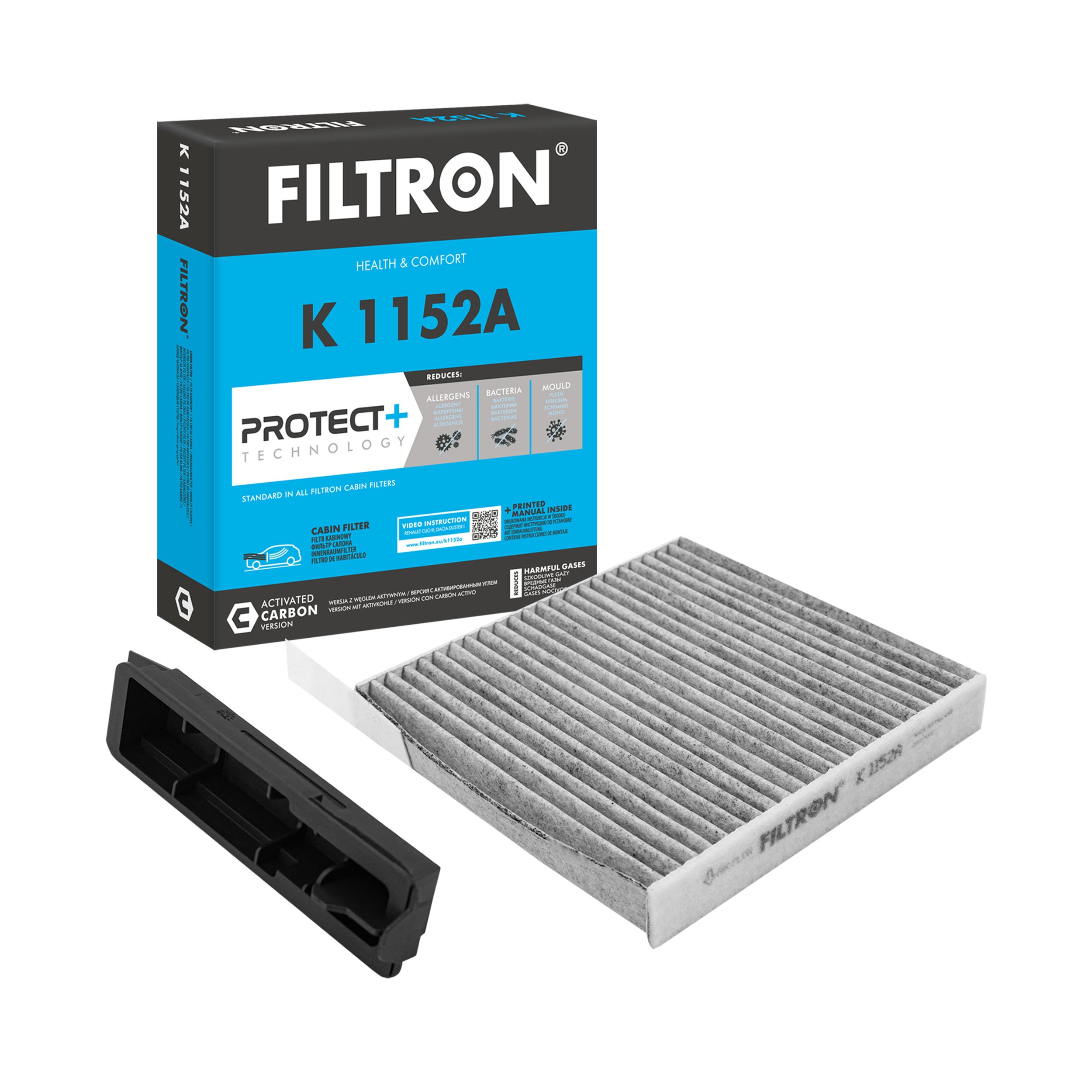 FILTRON Pollen filter K 1152A K 1152A FILTRON pollen filter for NISSAN GT-R