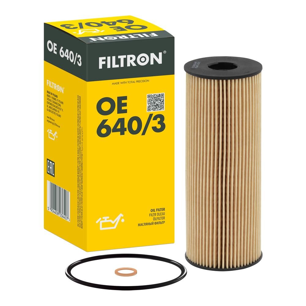 FILTRON Oljefilter OE 640/3 FILTRON OE 640/3 Oljefilter PUCH G-MODELL original
