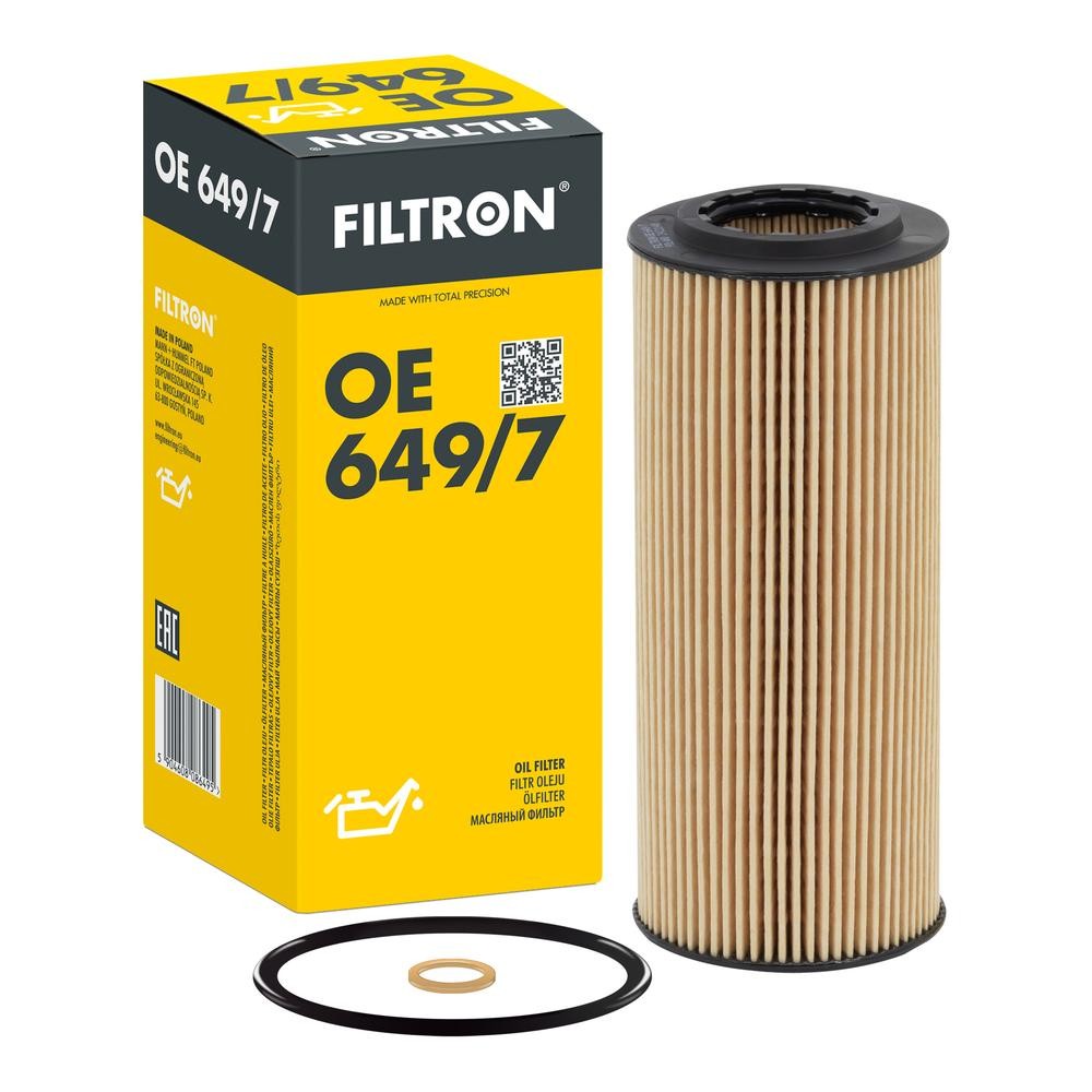 Oliefilter FILTRON OE 649/7 FILTRON OE 649/7 Motorolie filter BMW 1-serie 2006
