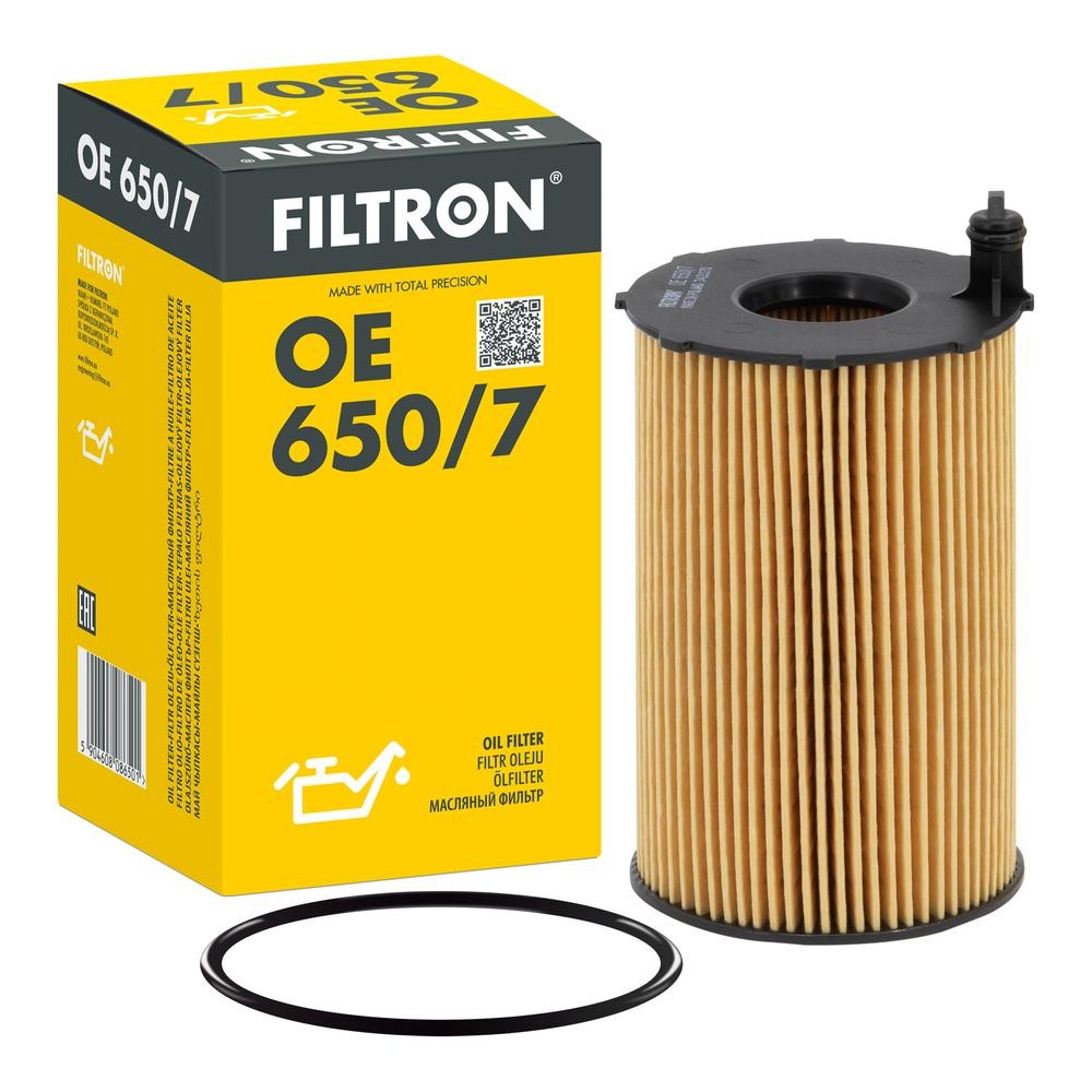 FILTRON Oliefilter OE 650/7 Volkswagen EOS Oliefilter van de motor FILTRON OE 650/7