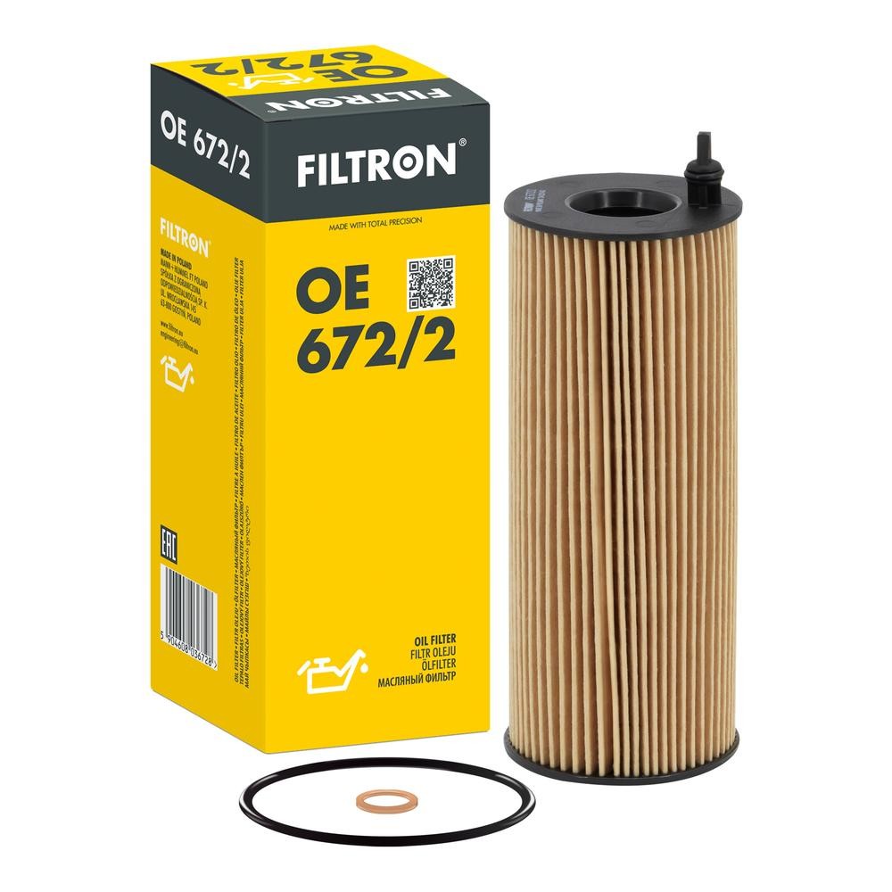 FILTRON Oljefilter OE 672/2 OE 672/2 FILTRON oljefilter BMW X1
