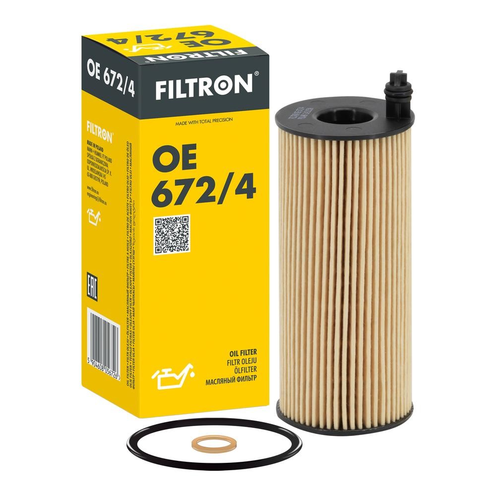 FILTRON Oljefilter OE 672/4 pris Oljefilter Mini R57 OE 672/4 FILTRON