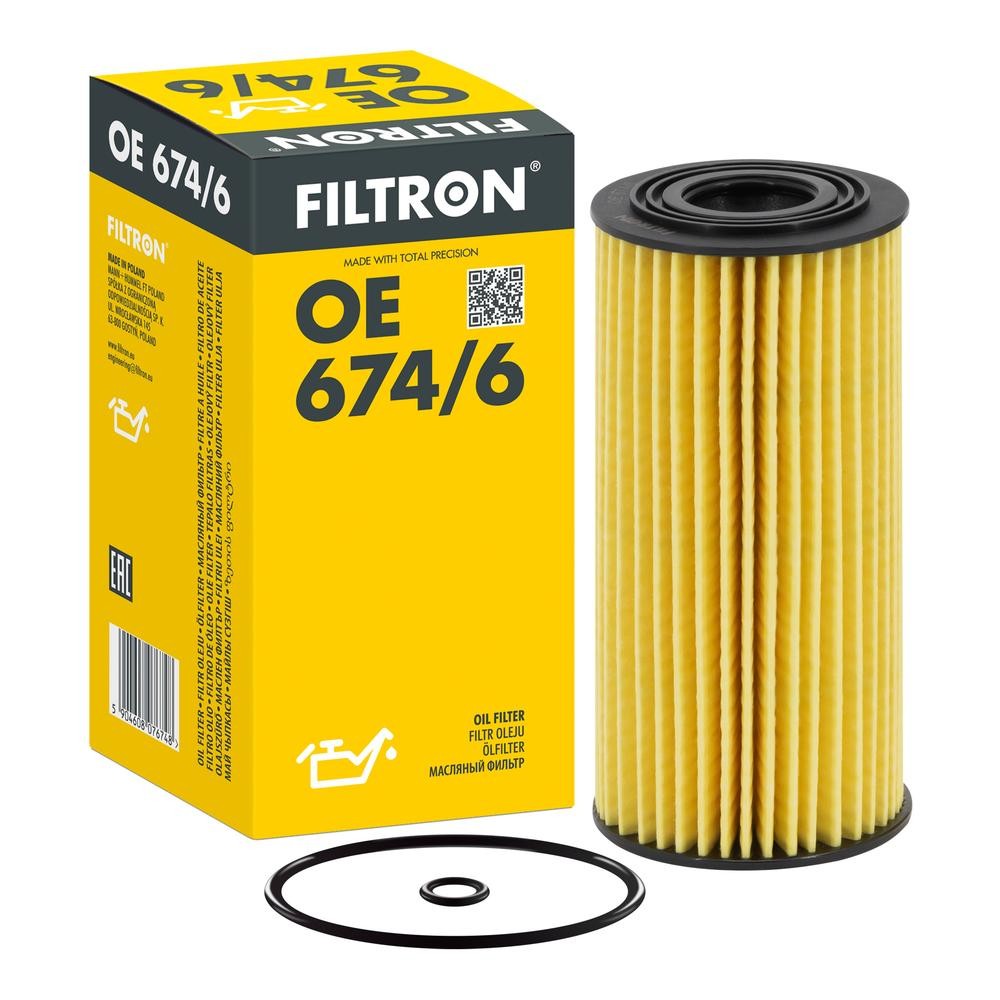 FILTRON Olejový filter OE 674/6 Olejový filter FILTRON Hyundai SANTA FE OE 674/6