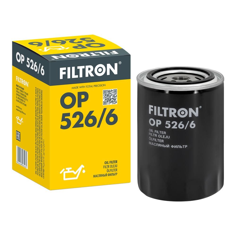 FILTRON Õlifilter OP 526/6 OP 526/6 Õlifilter FILTRON SKODA SUPERB