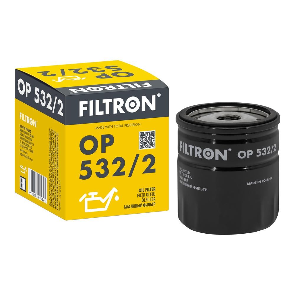 FILTRON Φίλτρο λαδιού OP 532/2 FILTRON OP 532/2 Φίλτρα Mazda CX 7 ER 2010