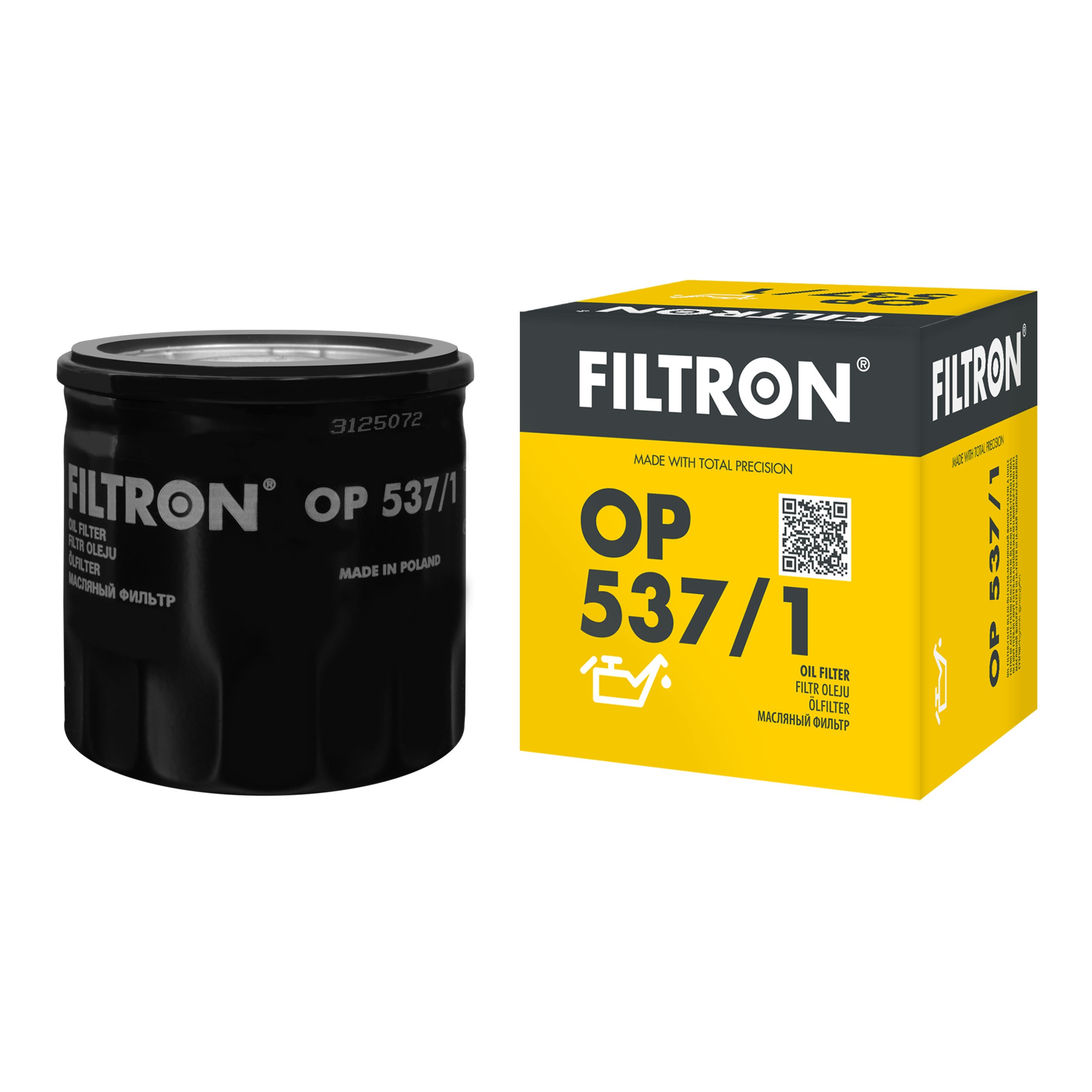 FILTRON Φίλτρο λαδιού OP 537/1 FILTRON OP 537/1 Φίλτρο λαδιού Fiat Ducato 290 Φορτηγό πλατφόρμα σε χαμηλές τιμές