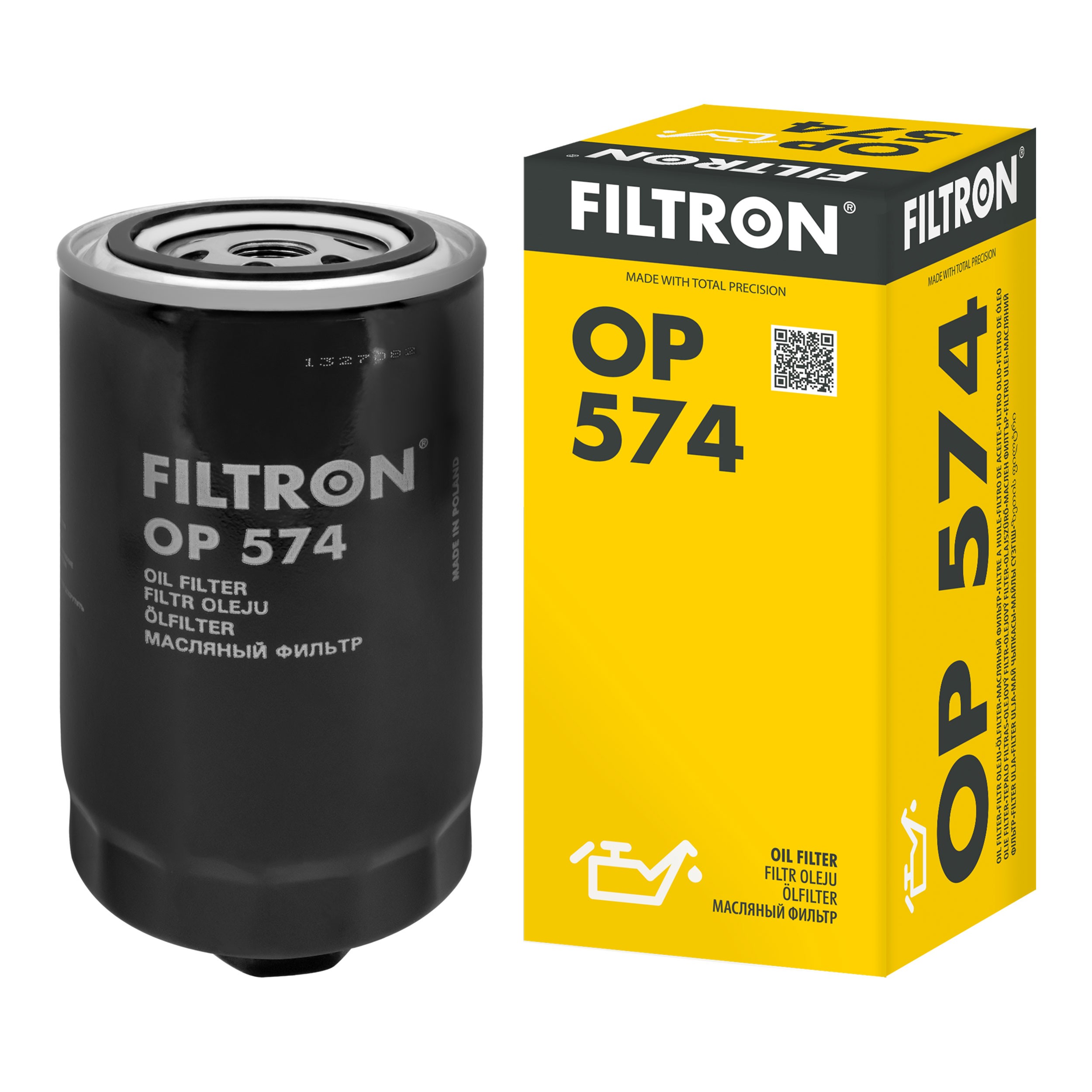 FILTRON Oliefilter OP 574 FILTRON OP574 Oliefilter van de motor Volvo 760 Sedan prijs