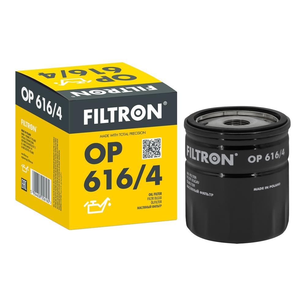 FILTRON Φίλτρο λαδιού OP 616/4 Φίλτρο λαδιού FILTRON Seat LEON OP 616/4