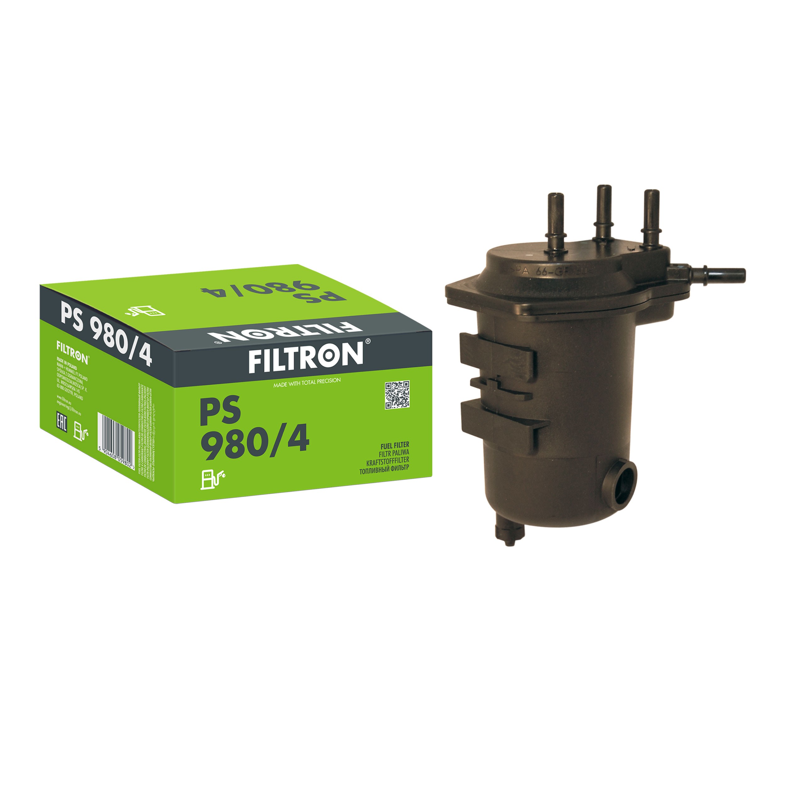 FILTRON Bränslefilter PS 980/4 FILTRON PS 980/4 Bränslefilter Nissan Micra III original