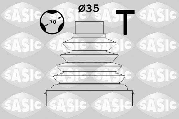 SASIC Drivaksel Manchetsæt 1900021 SASIC 1900021 208 II Hatchback (UB_, UP_, UW_, UJ_) Trækaksel manchet pris