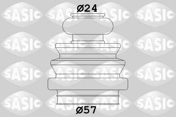 SASIC Faltenbalgsatz, Antriebswelle 1906152 Achsmanschettensatz SASIC 200 1906152 günstig