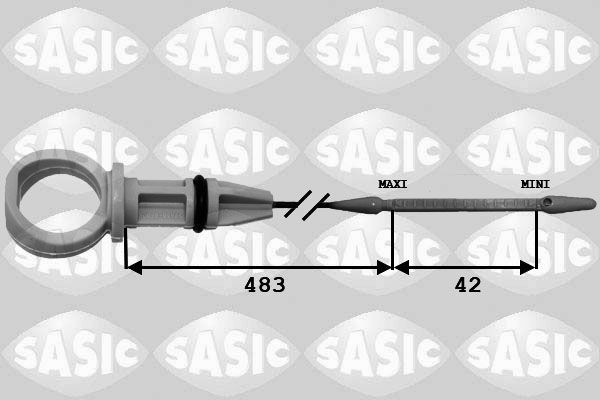 SASIC Ράβδος μέτρησης στάθμης λαδιού 1940003 SASIC 1940003 Ράβδος μέτρησης λαδιού Peugeot 206+ φθηνά