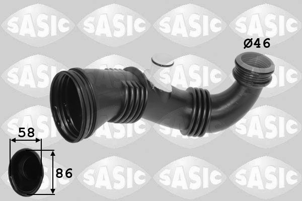 SASIC Insugsslang 3330048 3330048 SASIC insug, luftfilter NISSAN JUKE