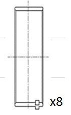 FAI AutoParts Plejlstangleje BB2024-STD Plejlstangsleje FAI AutoParts 3-serie BB2024-STD billig