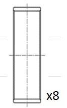 FAI AutoParts Drijfstanglager BB2025-STD Drijfstanglagerschalen FAI AutoParts NITRO BB2025-STD goedkoop