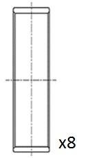 FAI AutoParts Ojničné lożisko BB2036-030 Ojničné ložiská FAI AutoParts Mazda CX-7 BB2036-030