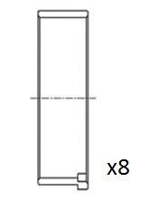 FAI AutoParts Vevstakslager BB2052-STD BB2052-STD FAI AutoParts vevstakslager Ford TAUNUS