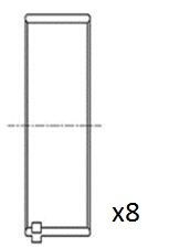 FAI AutoParts Vevstakslager BB2058-STD FAI AutoParts BB2058-STD Vevstakslager Ford Transit MK2 Minibuss original