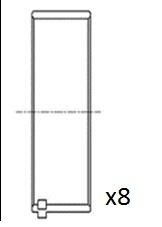 FAI AutoParts Chumaceira de biela BB2059-STD Capas de biela FAI AutoParts Ford C-MAX BB2059-STD