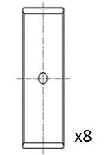 FAI AutoParts Stempelstanglager BB2061-STD Veivlager FAI AutoParts CABRIOLET BB2061-STD billige