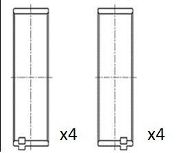 FAI AutoParts Bronzina di biella BB2071-025 BB2071-025 costo Bronzine di biella FAI AutoParts MERCEDES-BENZ Serie 123