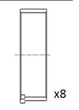 FAI AutoParts Ojničné lożisko BB2085-STD Miska ojničného loziska FAI AutoParts Mazda CX-7 BB2085-STD