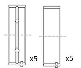 FAI AutoParts Hoofdlager BM1001-STD BM1001-STD Krukaslagers FAI AutoParts FORD KA