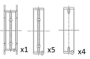 FAI AutoParts Veivaksellager BM1021-STD Veivaksellagersett FAI AutoParts Ford C-MAX BM1021-STD