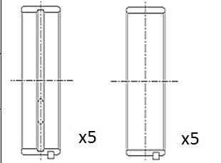 FAI AutoParts Coussinet de vilebrequin BM1028-STD Coussinets de vilebrequin FAI AutoParts Classe M BM1028-STD pas cher