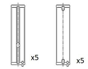 FAI AutoParts Veivaksellager BM1031-STD BM1031-STD Rammelager FAI AutoParts VW CC